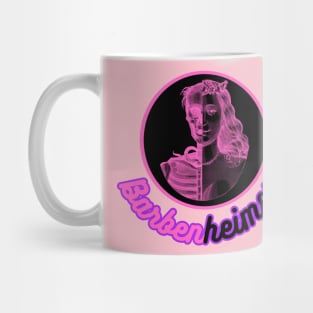 BARBENHEIMER. MEMENTO MORI. PINK. TWO TONE. Mug